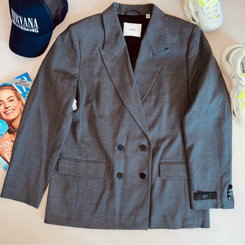ARITZIA Babaton Grey Blazer - Picture 2 of 4